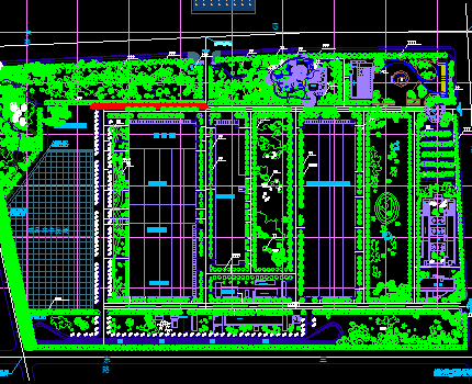汽車美容中心綠化設計圖紙免費下載及園林綠化施工指南